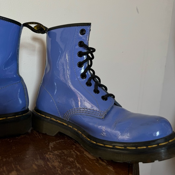 Periwinkle Dr. Martens Lace Up Boots - Picture 5 of 8